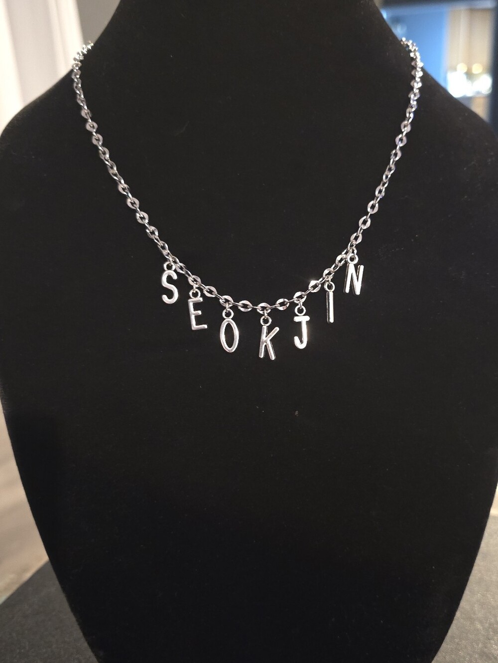 Seokjin BTS stainless steel necklace